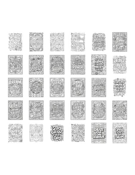 Refill K-DRAW-PAD Recharge de dessins "Quote" - Kidywolf