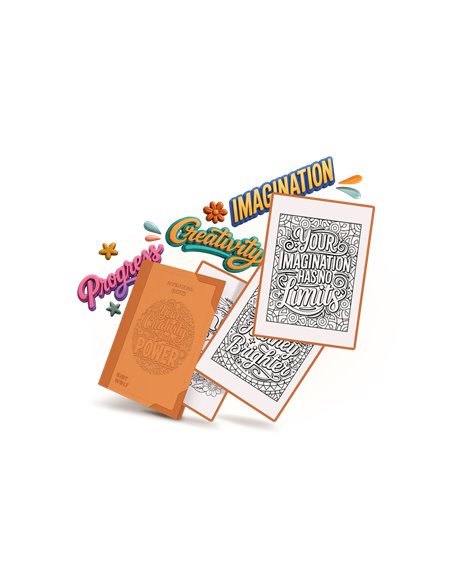 Refill K-DRAW-PAD Recharge de dessins "Quote" - Kidywolf
