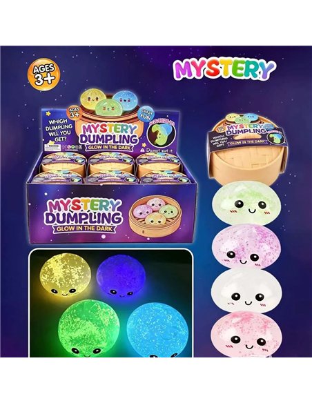 Antistress Mystery Dumpling Glow in the Dark 9 cm