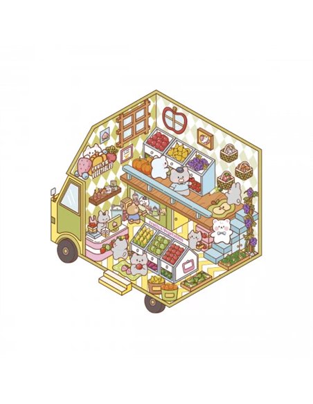 COSY STICKERS - TINY TRUCKS - Janod