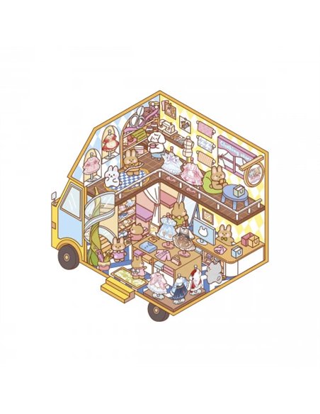 COSY STICKERS - TINY TRUCKS - Janod