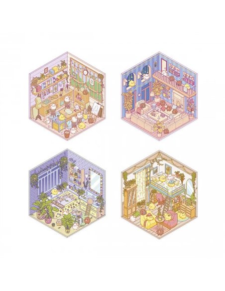 COSY STICKERS - LOVELY HOME - Janod