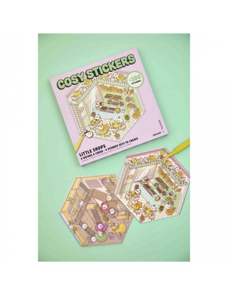 COSY STICKERS - LITTLE SHOPS - Janod