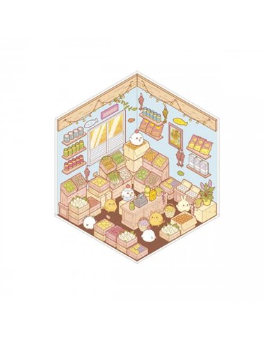 COSY STICKERS - LITTLE SHOPS - Janod