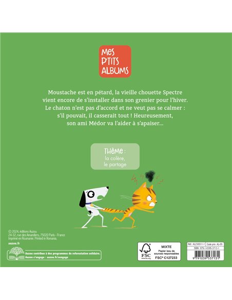 CALME-TOI, MOUSTACHE - Auzou