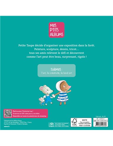 PETITE TAUPE ET L'EXPOSITION DE LA FORÊT - Auzou