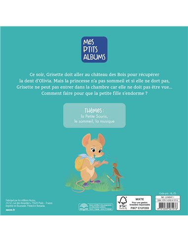 GRISETTE ET LA PRINCESSE SANS-SOMMEIL - Auzou