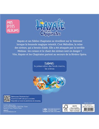 HAYATE ET MÉLODINE LA SIRÈNE - Auzou