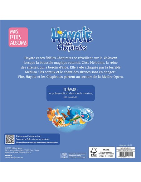 HAYATE ET MÉLODINE LA SIRÈNE - Auzou