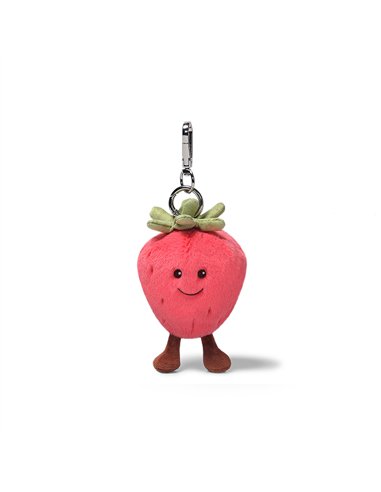 Porte-clés fraise crème - McHugx