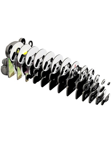 EUGY Puzzle 3D - Panda Géant