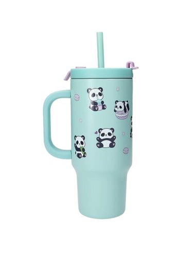 PENfection Gobelet To Go avec paille PANDA