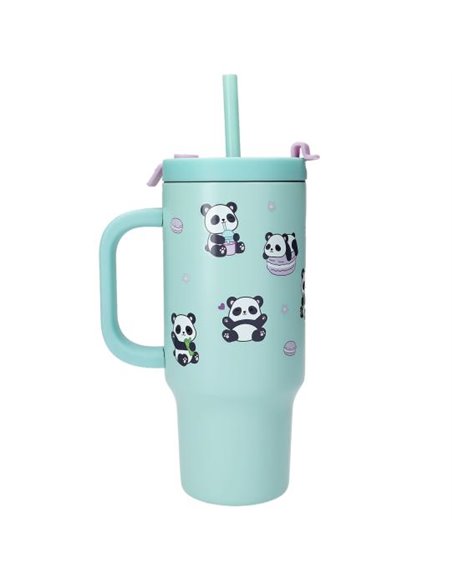 PENfection Gobelet To Go avec paille PANDA
