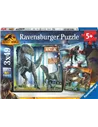 Puzzles Enfants 3x49 pièces - Jurassic Park - T-rex et autres dinosaures - ravensburger