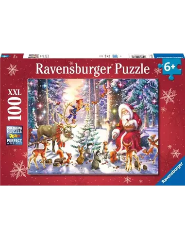 Puzzle Enfant 100 XXL pièces - Noël en forêt - ravensburger
