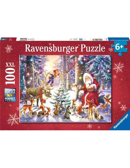 Puzzle Enfant 100 XXL pièces - Noël en forêt - ravensburger