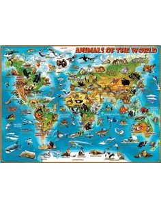 Puzzle 300 XXL pièces - Animaux autour du monde - ravensburger 2