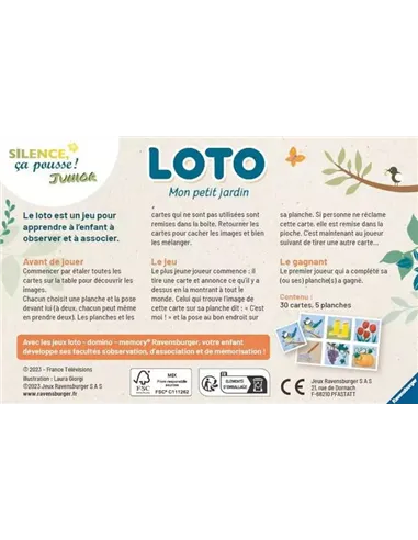 Loto Silence ça pousse - Ravensburger