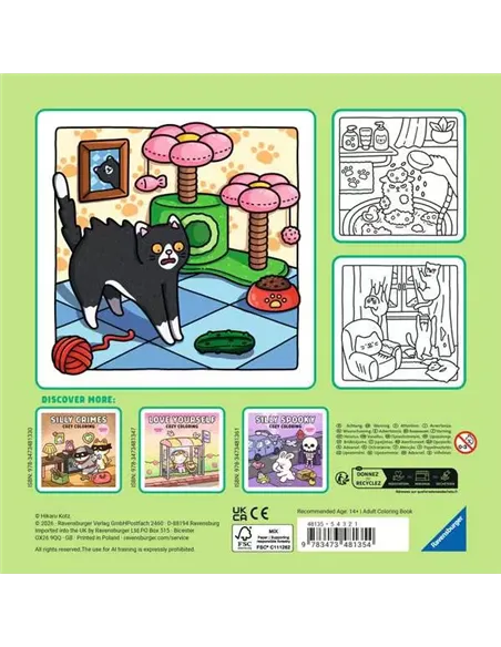 Activités artistiques - Cozy Coloring: Naughty Cats 2 - Image du produit