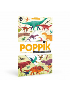 Poster en stickers : dinosaures
