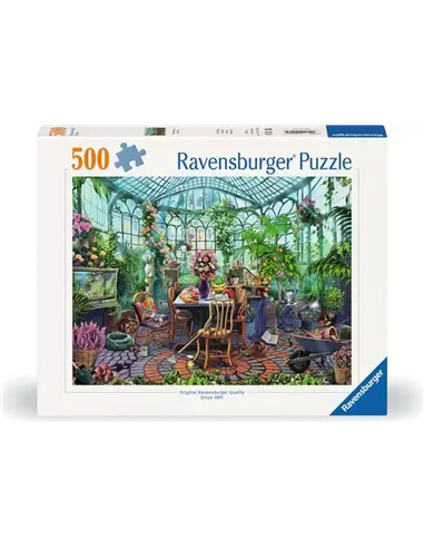 Puzzle Adultes 500 pièces - Un matin dans la serre - ravensburger