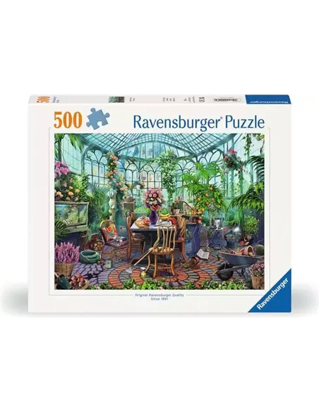 Puzzle Adultes 500 pièces - Un matin dans la serre - ravensburger