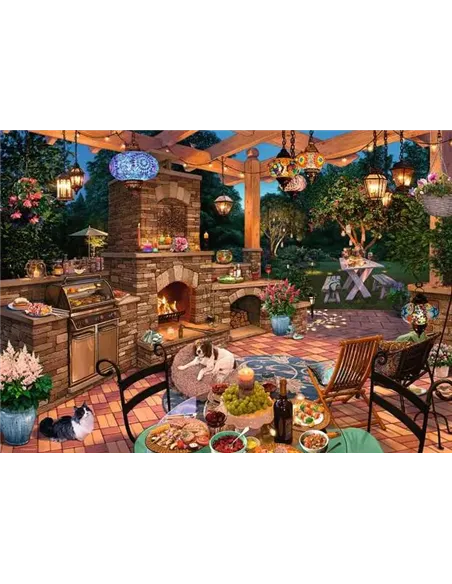 Puzzle Adultes 1000 pièces - Cuisine d'extérieur - ravensburger