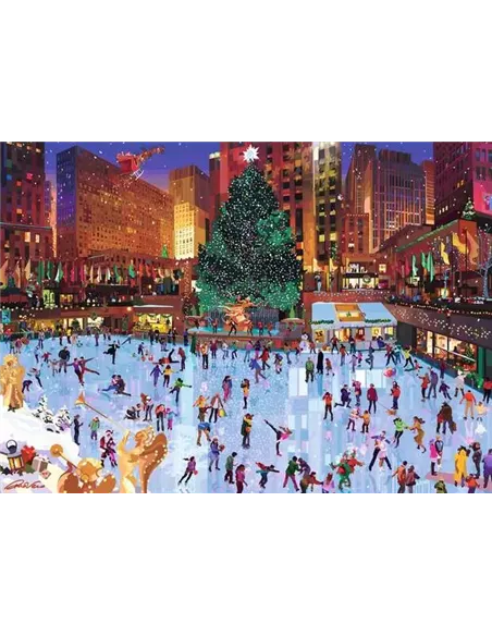 Puzzle Adultes 1000 pièces - Noël au Rockefeller Center - Ravensburger