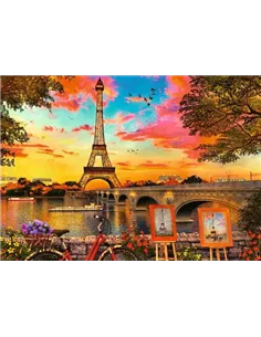 Puzzle Adultes 1000 pièces - Les quais de Seine - ravensburger 2
