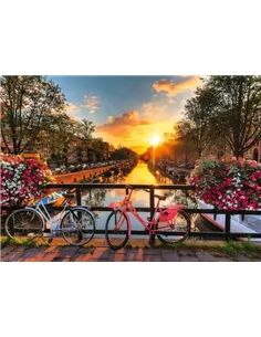 Puzzle Adultes 1000 pièces - Vélos à Amsterdam 2