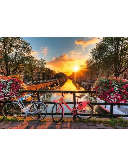 Puzzle Adultes 1000 pièces - Vélos à Amsterdam