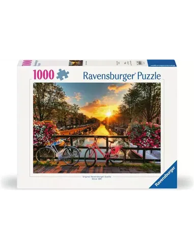 Puzzle Adultes 1000 pièces - Vélos à Amsterdam