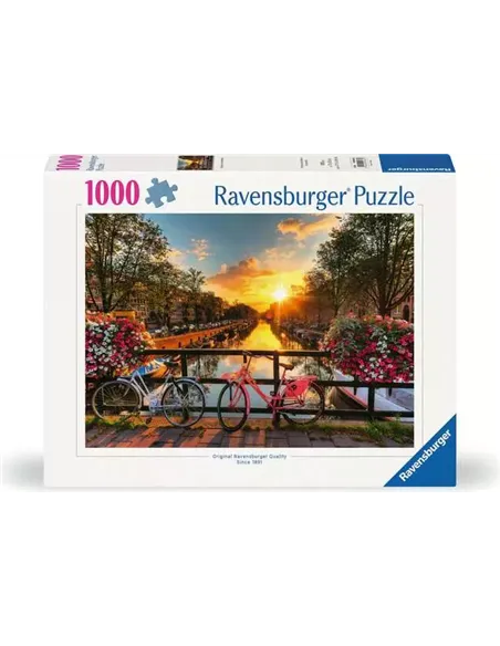 Puzzle Adultes 1000 pièces - Vélos à Amsterdam