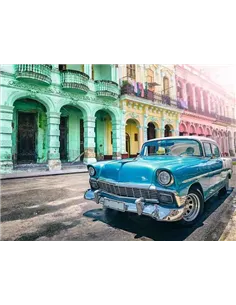 Puzzle Adultes 1500 pièces - Les voitures de Cuba 2