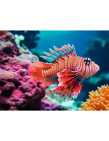 Puzzle Adultes 500 pièces - Poisson lion