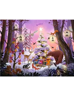 Puzzle Adultes 2000 pièces - Nuit de Noël enchantée 2