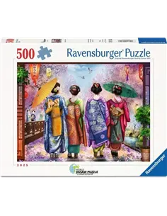 Puzzle Adultes 500 pièces - Promenade fleurie
