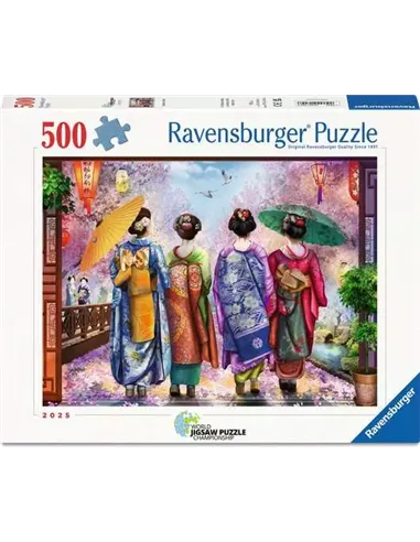 Puzzle Adultes 500 pièces - Promenade fleurie