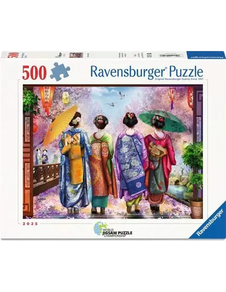 Puzzle Adultes 500 pièces - Promenade fleurie