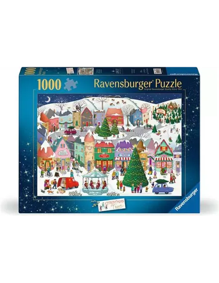 Puzzle Adultes 1000 pièces - La ville de Noël