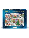 Puzzle Adultes 1000 pièces - La ville de Noël
