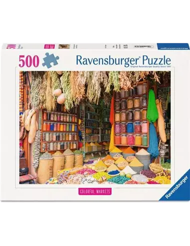 Puzzle Adultes 500 pièces - Marché aux épices, Maroc