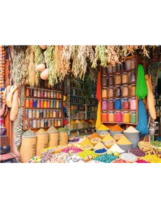Puzzle Adultes 500 pièces - Marché aux épices, Maroc 2