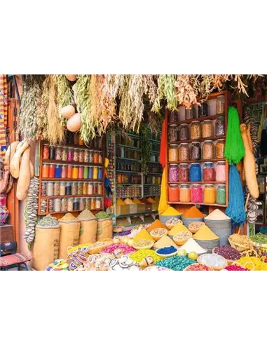 Puzzle Adultes 500 pièces - Marché aux épices, Maroc