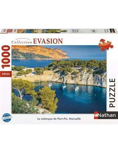 Puzzle Adultes 1000 pièces - La calanque de Port-Pin, Marseille