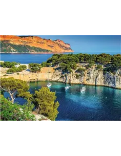Puzzle Adultes 1000 pièces - La calanque de Port-Pin, Marseille 2