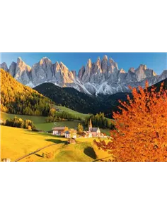 Puzzle Adultes 3000 pièces - Le village de Santa Magdalena (Dolomites) Loïc Lagarde 2