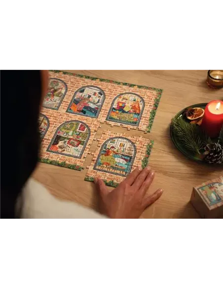 Calendrier de l'avent 2026 - Noël à la maison - Puzzles Adultes 24x56 pièces - Ravensburger