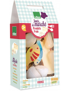 Jour de marché Set de produits frais