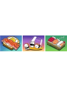 Puzzles Adultes 3x100 pièces - Repas kawaii 2